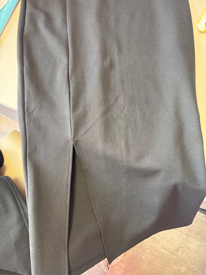 Siyah Uzun Etek Yırtmaçlı - Görsel 4