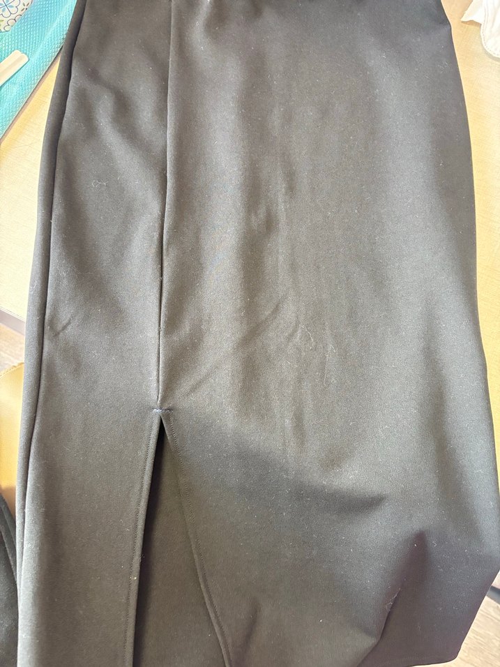 Siyah Uzun Etek Yırtmaçlı - Görsel 2