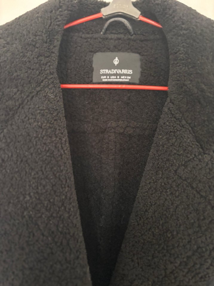 Siyah Kürklü Deri Biker Ceket - Görsel 2