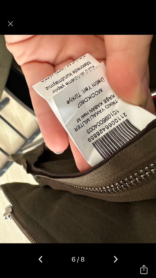 Nakış Detaylı Kadın Süet Ceket kaban - Görsel 4