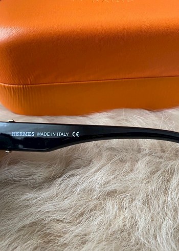 Hermès Siyah Tokalı Biker Güneş Gözlüğü - Görsel 3