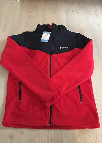 Columbia Kırmızı Fermuarlı Erkek Sweatshirt - Görsel 4