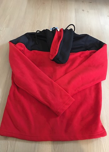 Columbia Kırmızı Fermuarlı Erkek Sweatshirt - Görsel 5