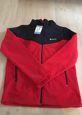 Columbia Kırmızı Fermuarlı Erkek Sweatshirt - Görsel 2