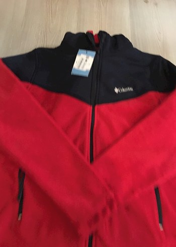 Columbia Kırmızı Fermuarlı Erkek Sweatshirt - Görsel 3