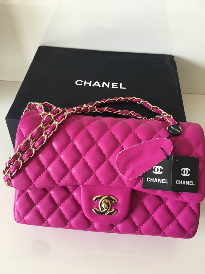 Chanel Pembe Zincir Detaylı Chanel Kadın Çanta - Görsel 2