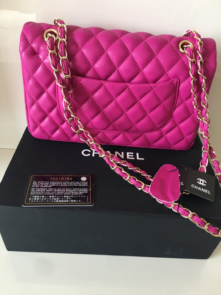 Chanel Pembe Zincir Detaylı Chanel Kadın Çanta - Görsel 4