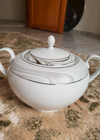 Kütahya Porselen Beyaz Tencere - Görsel 2