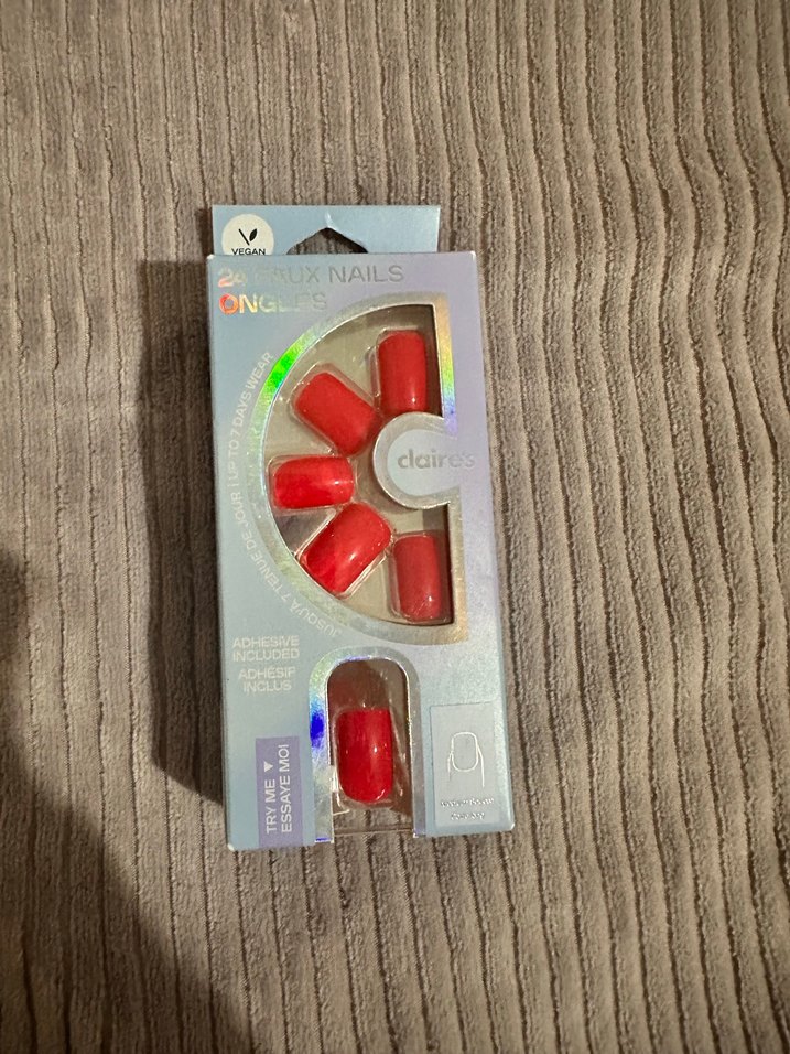 Kırmızı Takma Tırnak Seti - Görsel 2