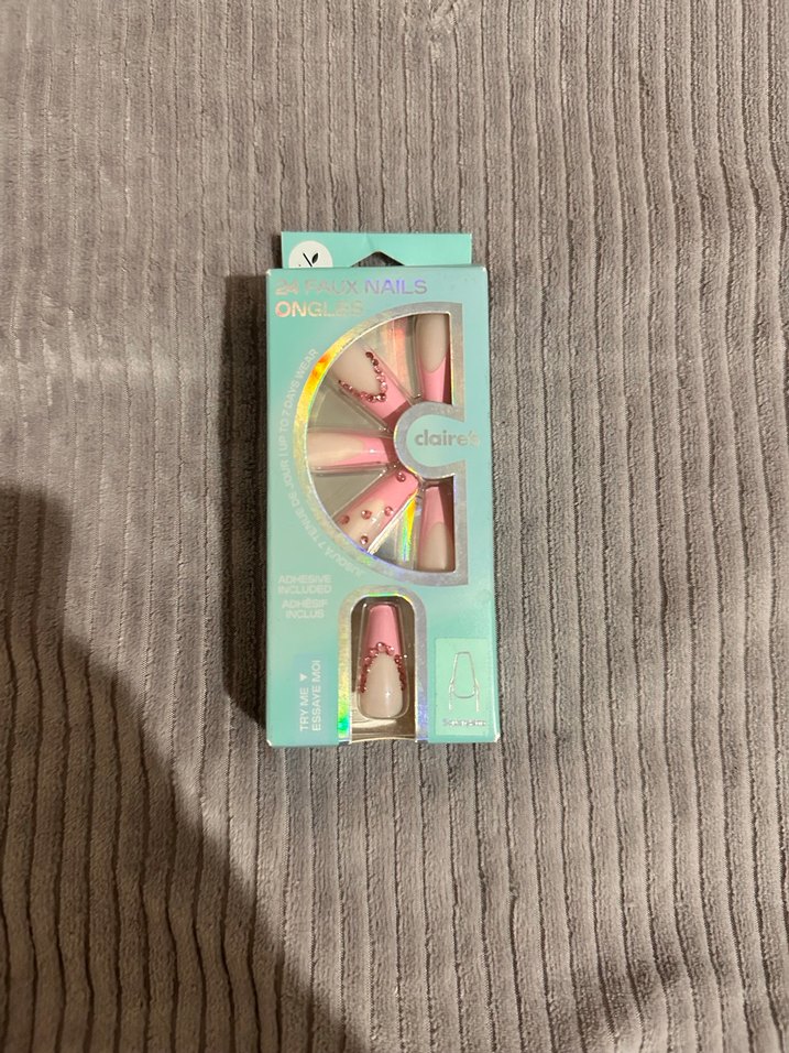 Pastel Pembe Tırnak Süslemeleri Xnails - Görsel 2