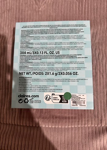 Claire's Pastel Pembe Dudak Parlatıcı Seti - Görsel 4