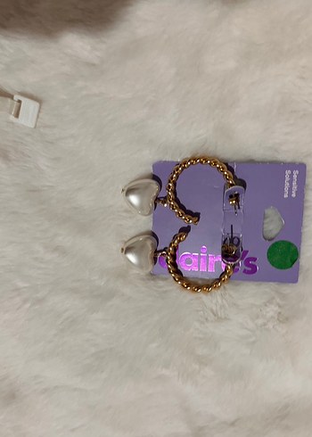 Altın Zincir Detaylı Mini halka Küpe - Görsel 2