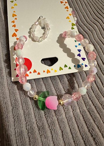 Renkli Boncuklu Çocuk Takı Seti - Görsel 3