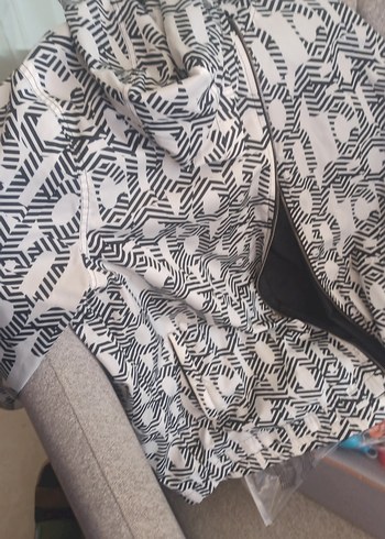 Çağdaş Gri Baskılı Perde - Görsel 4