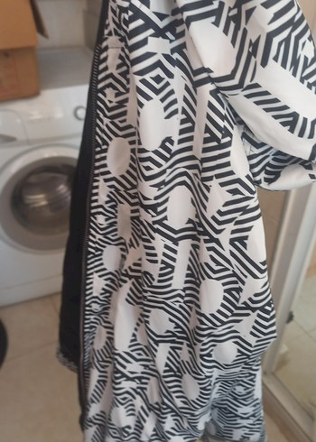 Çağdaş Gri Baskılı Perde - Görsel 6