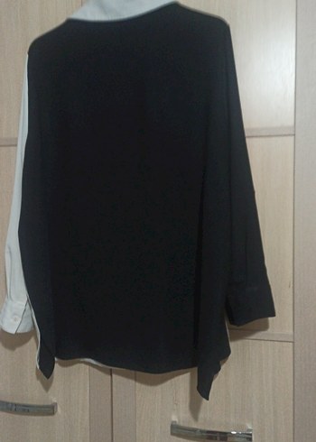 Renk Bloklu Midi Hamile Ceket - Görsel 4