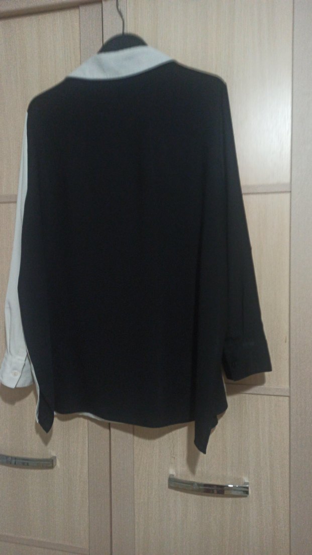 Renk Bloklu Midi Hamile Ceket - Görsel 4