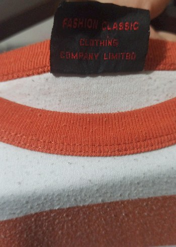 Bej Çizgili Erkek Sweatshirt - Görsel 4