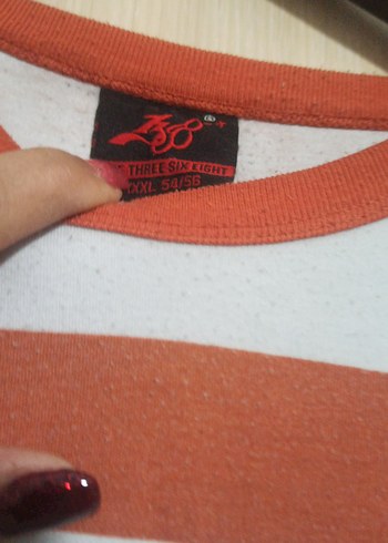 Bej Çizgili Erkek Sweatshirt - Görsel 2