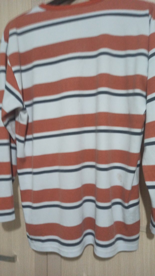 Bej Çizgili Erkek Sweatshirt - Görsel 3