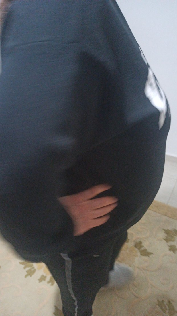 Siyah Baskılı Uzun Kollu Sweatshirt - Görsel 2