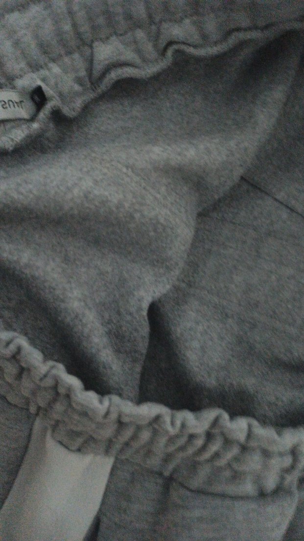 Gri Kadın Fermuarlı Sweatpant - Görsel 5