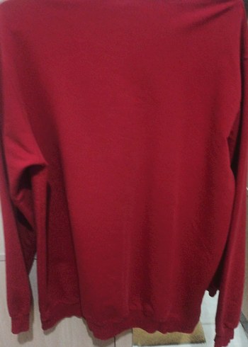 Kırmızı Kadın Sweatshirt - Görsel 5