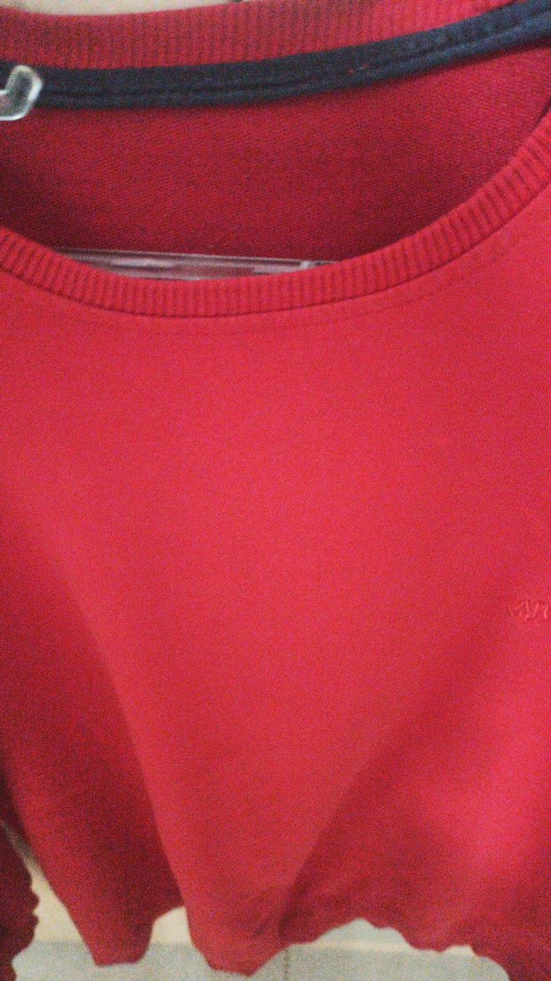 Kırmızı Kadın Sweatshirt - Görsel 2