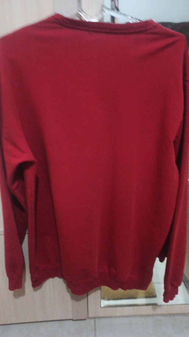 Kırmızı Kadın Sweatshirt - Görsel 5