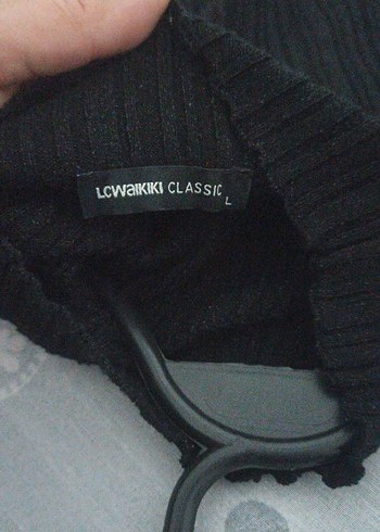 Kadın Siyah Pilili Uzun Boğazlı Kolsuz Kazak - Görsel 5