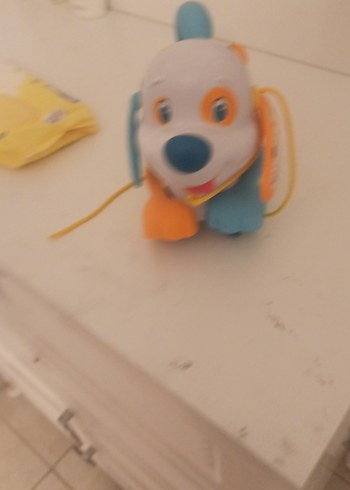 Çekmeli Renkli Müzikli Oyuncak Köpek - Görsel 2