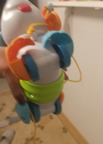 Çekmeli Renkli Müzikli Oyuncak Köpek - Görsel 4