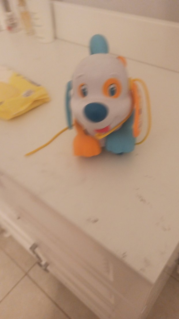 Çekmeli Renkli Müzikli Oyuncak Köpek - Görsel 2