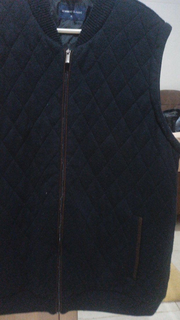 Siyah Fermuarlı Erkek Yelek - Görsel 4