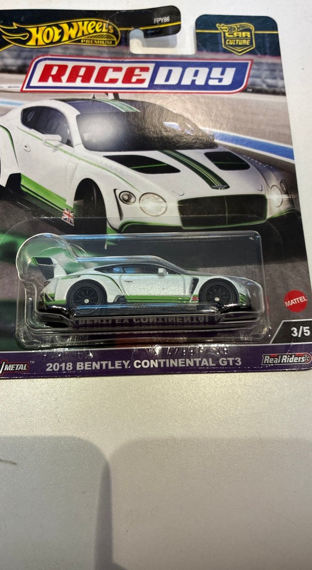 2018 Bentley Continental GT3 Beyaz Oyuncak Araba - Görsel 2