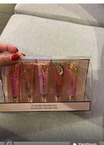 Victoria's Secret Pastel Pembe Lip Gloss Seti - Görsel 3