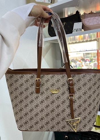 Kahverengi Baskılı Kadın Çanta - Görsel 2