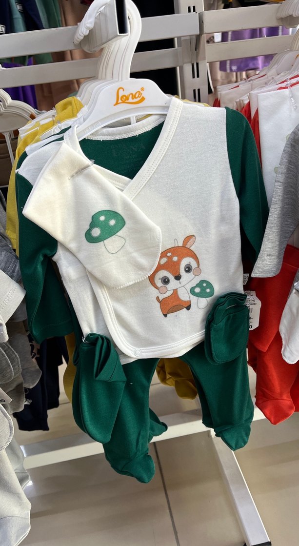 Baskılı Bebek Takımı - Görsel 2