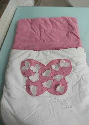 Pembe Nakışlı Çocuk Battaniyesi - Görsel 2