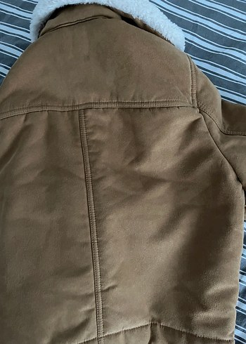 Kadın mont ceket kürk detaylı - Görsel 6