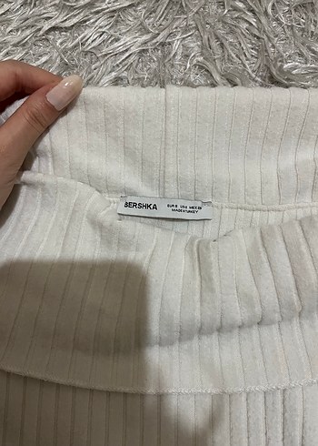 Bej Kadın Mini Fitilli Triko Kazak - Görsel 2