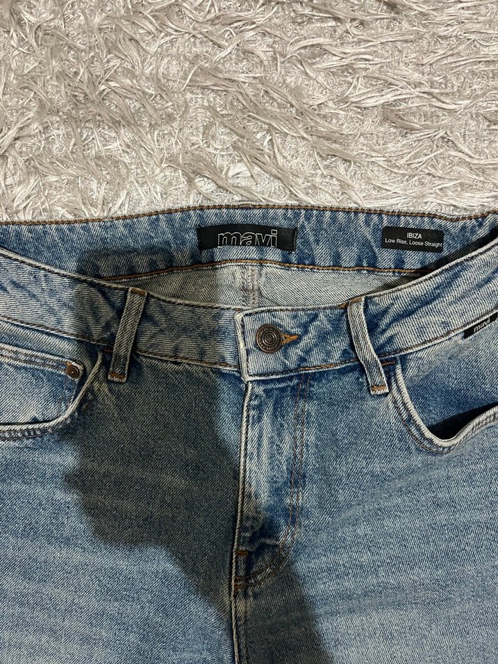 Gri Normal Kesim Kadın Midi Kot Pantolon - Görsel 2