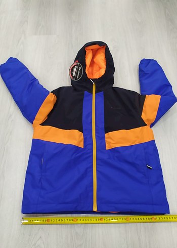 Columbia Erkek Çocuk Mavi Bej Kahve Kırmızı Mont - Görsel 8