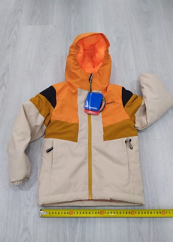 Columbia Erkek Çocuk Mavi Bej Kahve Kırmızı Mont - Görsel 7