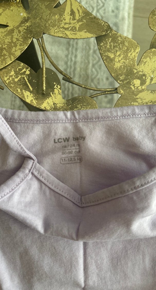 Kız Çocuk Mor Atlet ve 2'li Şort Seti - Görsel 2