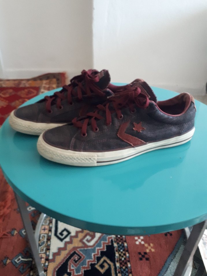 Erkek Kahverengi Spor Ayakkabı Bağcığı - Görsel 2