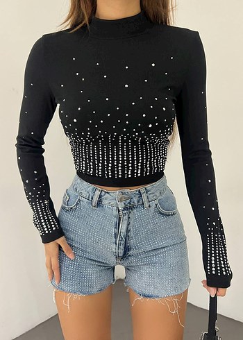 Taş İşlemeli Premium Bluz - Görsel 2