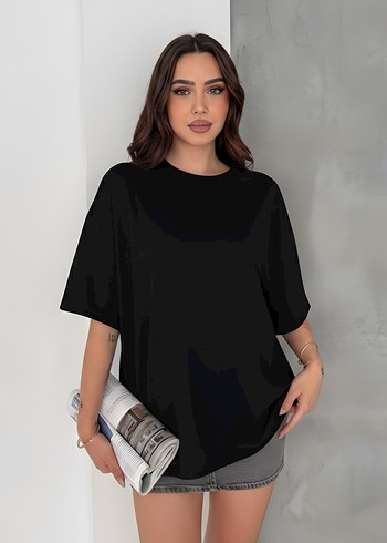 Premium Seri Standart Beden Oversize Basic T-Shirt - Görsel 6