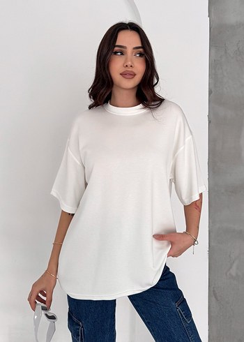 Premium Seri Standart Beden Oversize Basic T-Shirt - Görsel 3