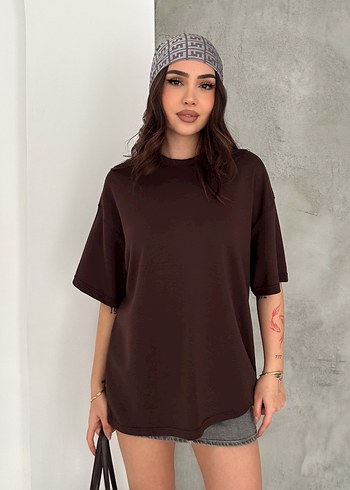 Premium Seri Standart Beden Oversize Basic T-Shirt - Görsel 11